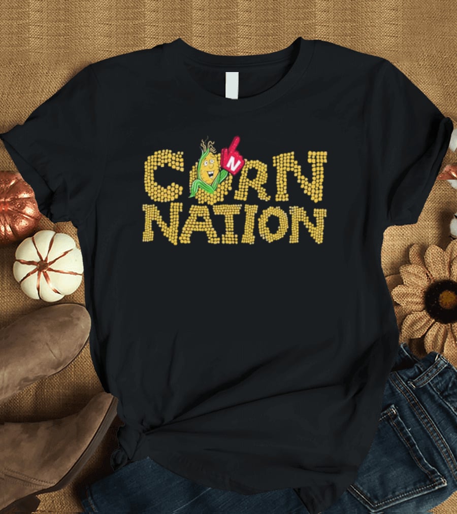 Cobby Corn Nation With Finger Pointing N T-Shirt