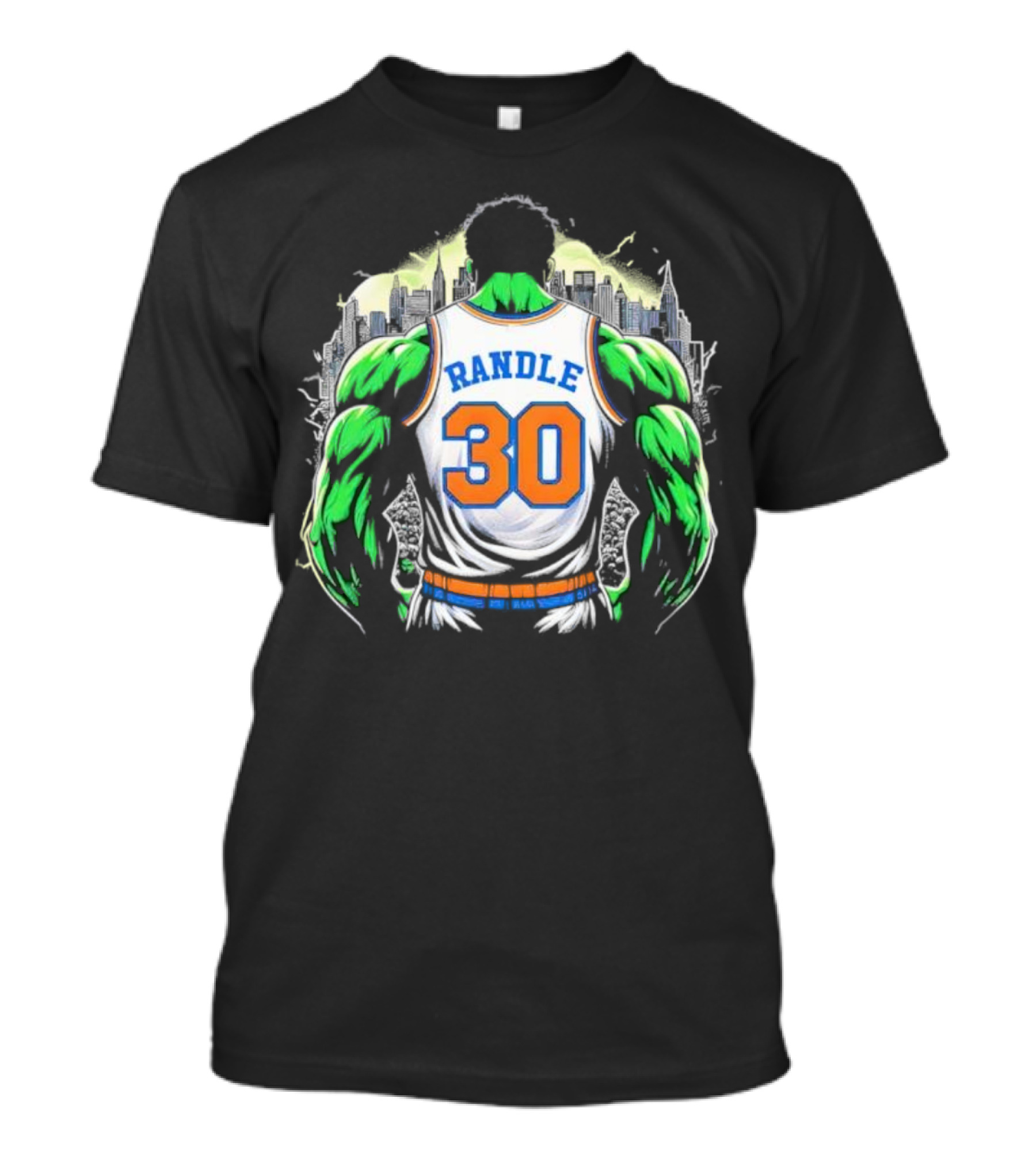 Julius Randle Hulk Rampage Randle 30 NYC Basketball Crossover T-Shirt