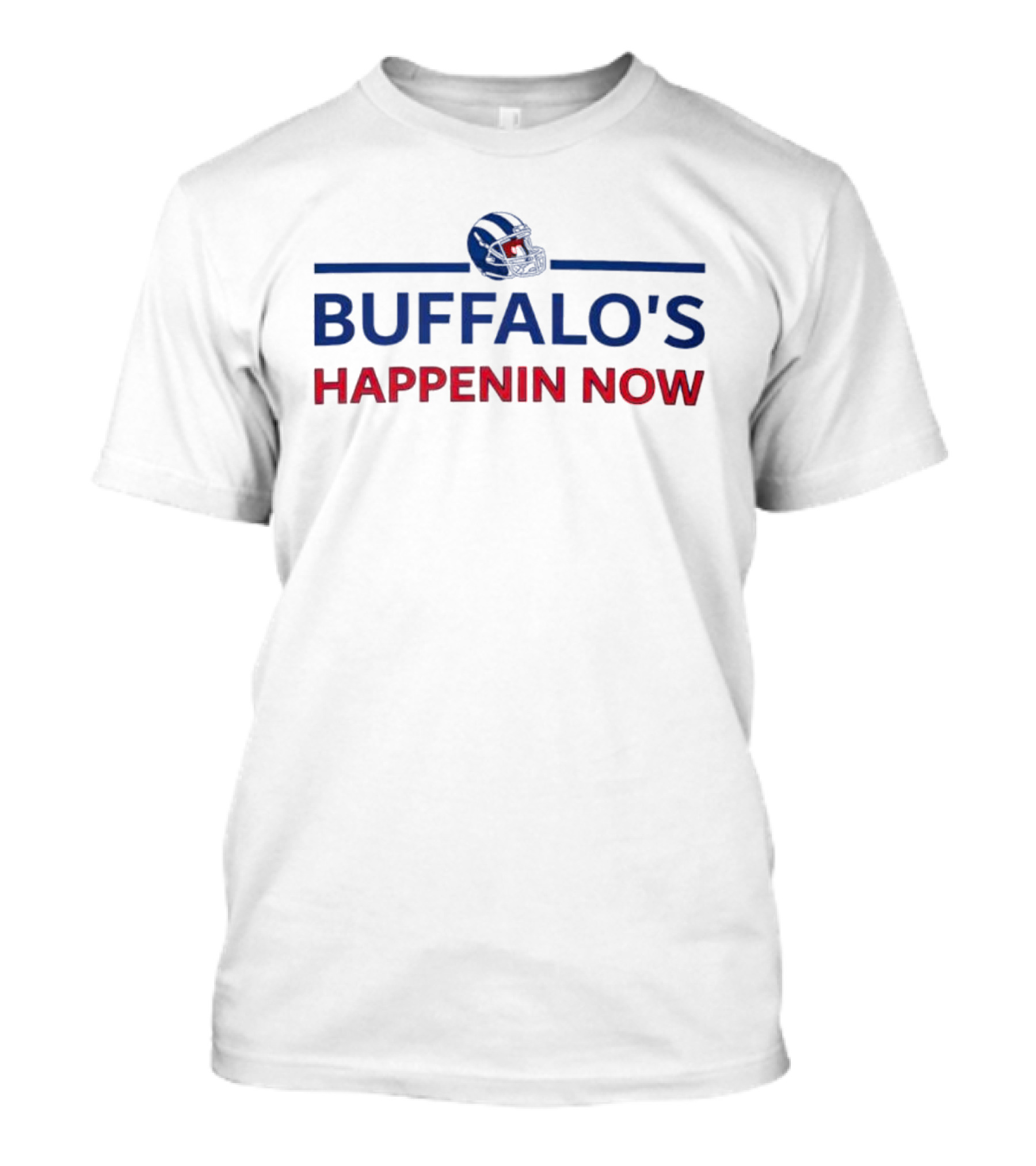 Buffalo’s Happenin Now Football Helmet T-Shirt