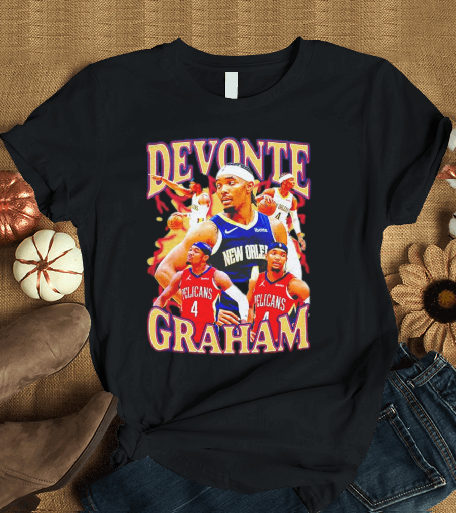 Devonte Graham New Orleans Pelicans Basketball T-Shirt