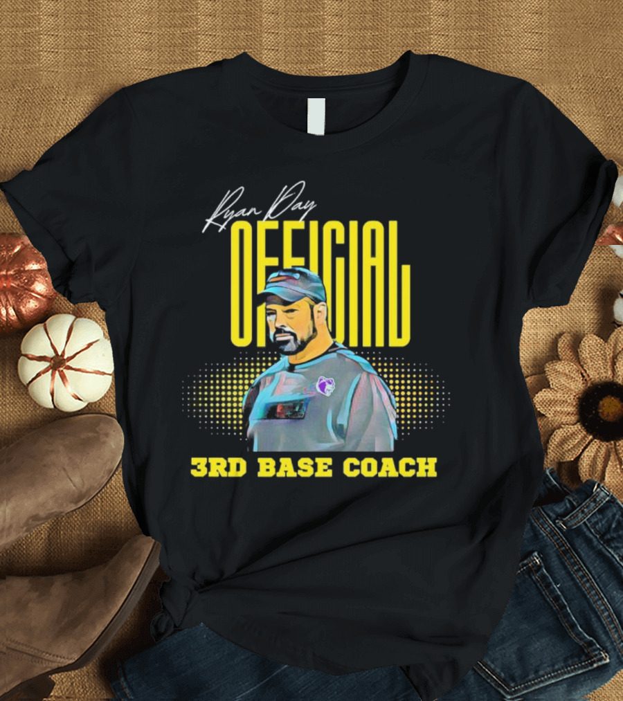 Ryan Day Official 3rd Base Coach T-Shirt