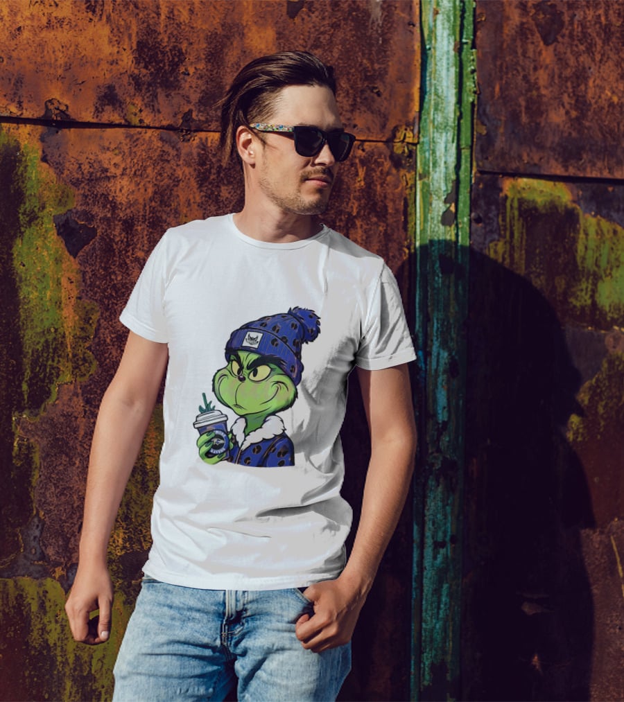 Grinch Boujee Baltimore Ravens Coffee Lover T-Shirt