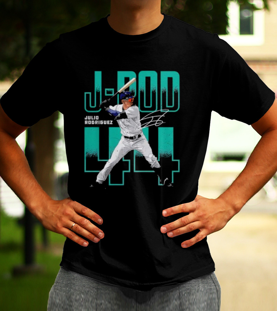 J-Rod Julio Rodriguez 44 Seattle Baseball Player Signature T-Shirt