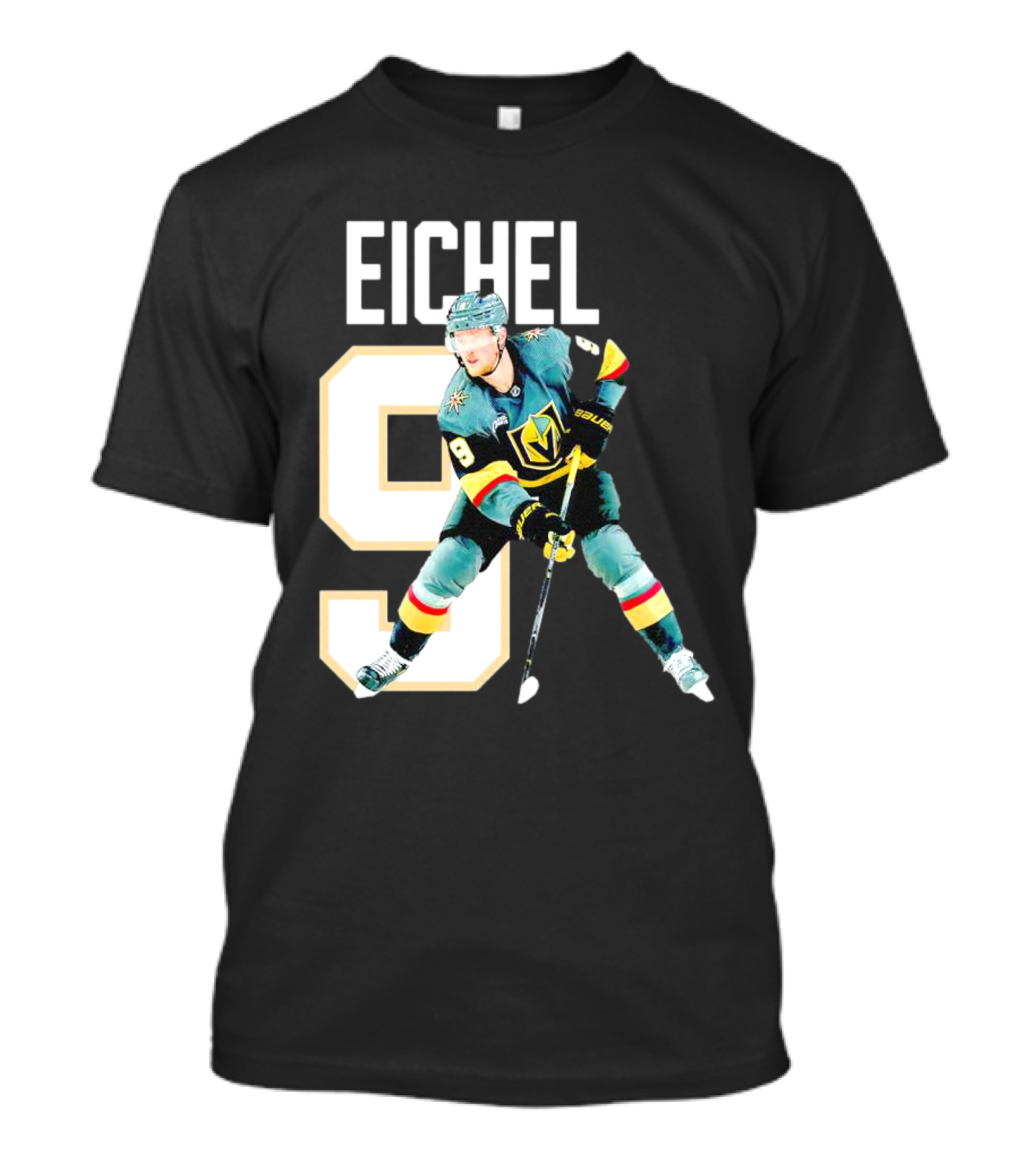 Vegas Golden Knights Jack Eichel 9 Hockey Player MVP T-Shirt