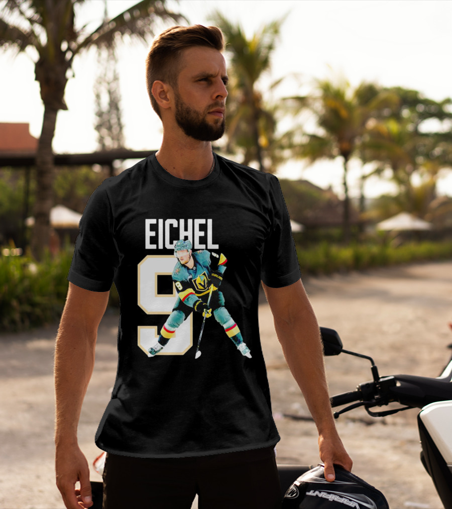 Vegas Golden Knights Jack Eichel 9 Hockey Player MVP T-Shirt