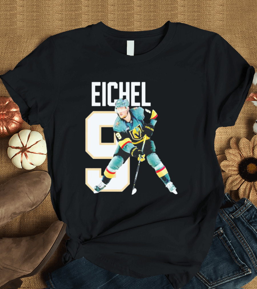 Vegas Golden Knights Jack Eichel 9 Hockey Player MVP T-Shirt