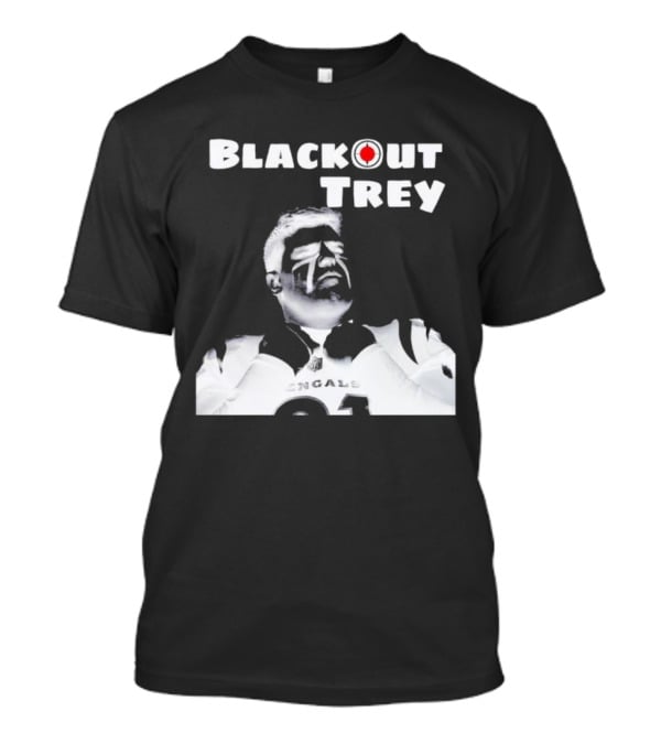 Blackout Trey Cincinnati Bengals 91 T-Shirt