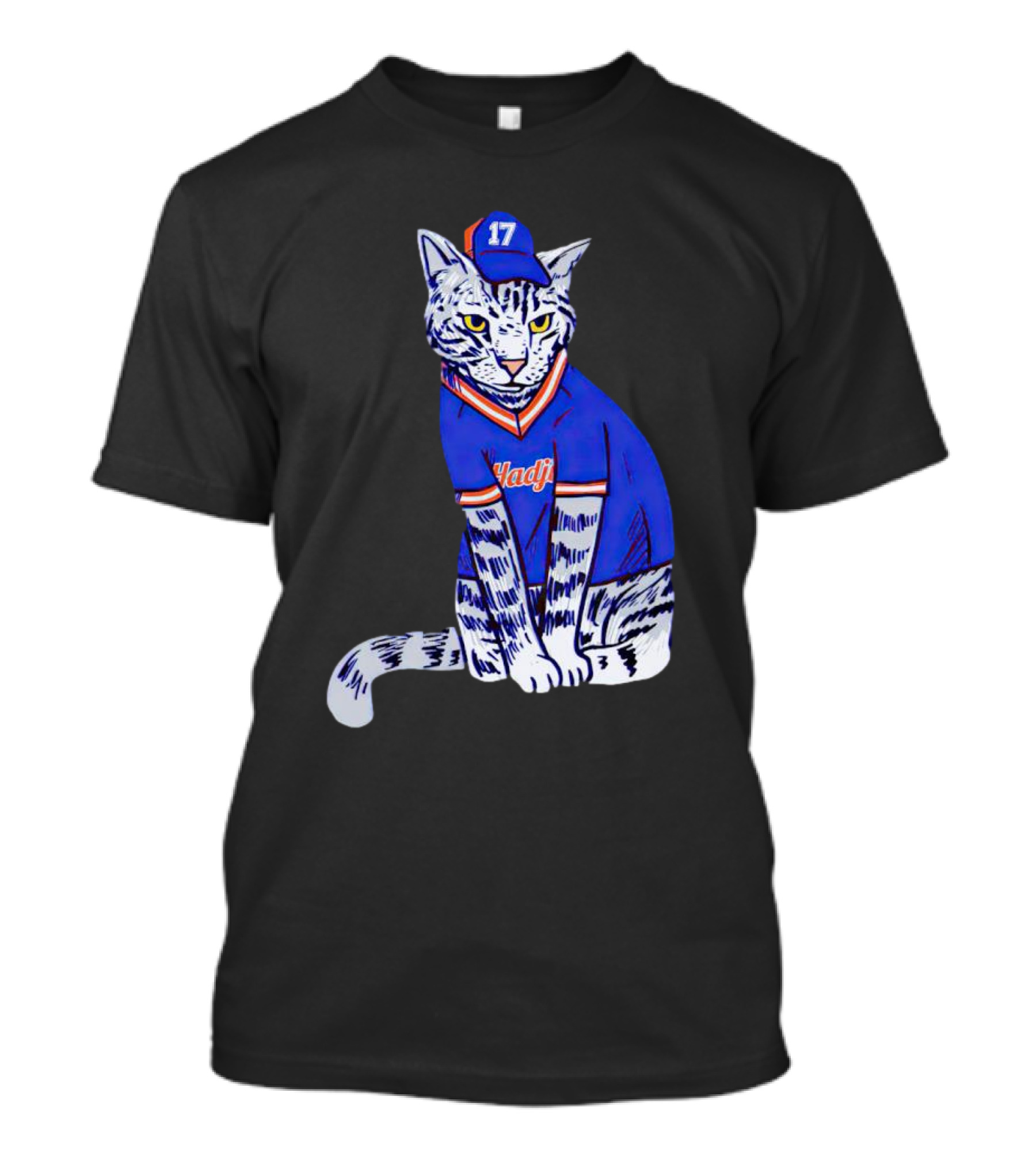 Keith Hernandez Hadji Cat Mets Jersey Number 17 T-Shirt