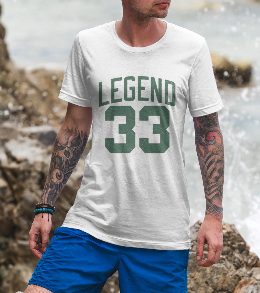 Legend 33 Larry Bird Boston Celtics T-Shirt