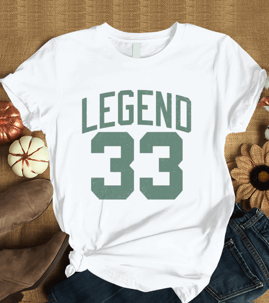 Legend 33 Larry Bird Boston Celtics T-Shirt