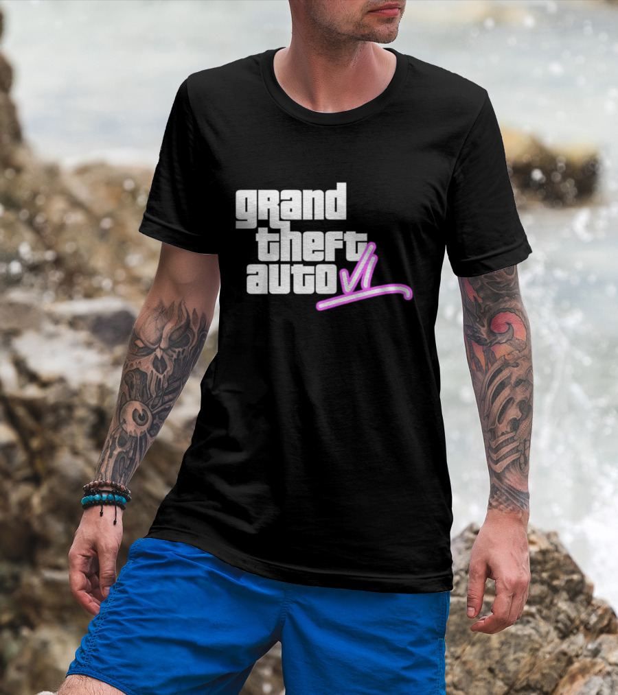 Grand Theft Auto VI Neon T-Shirt