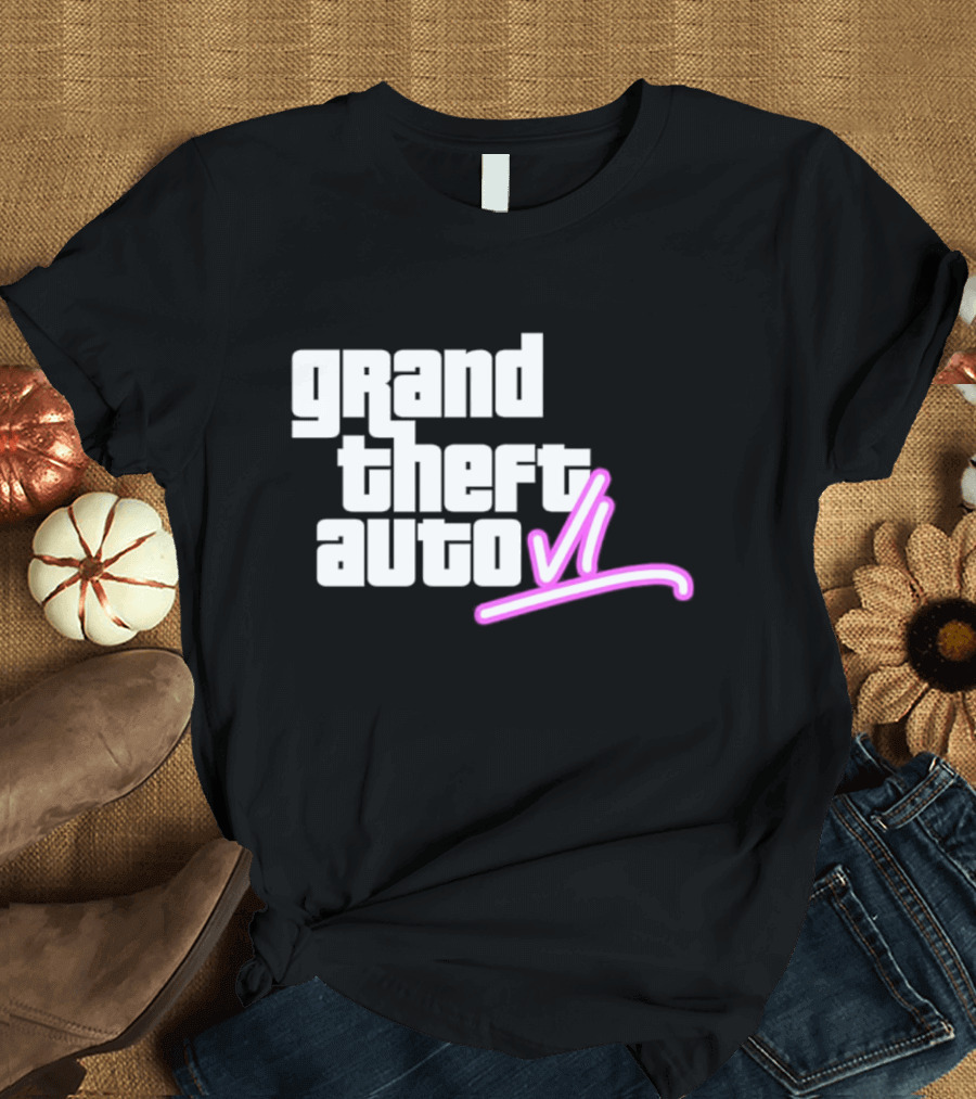 Grand Theft Auto VI Neon T-Shirt