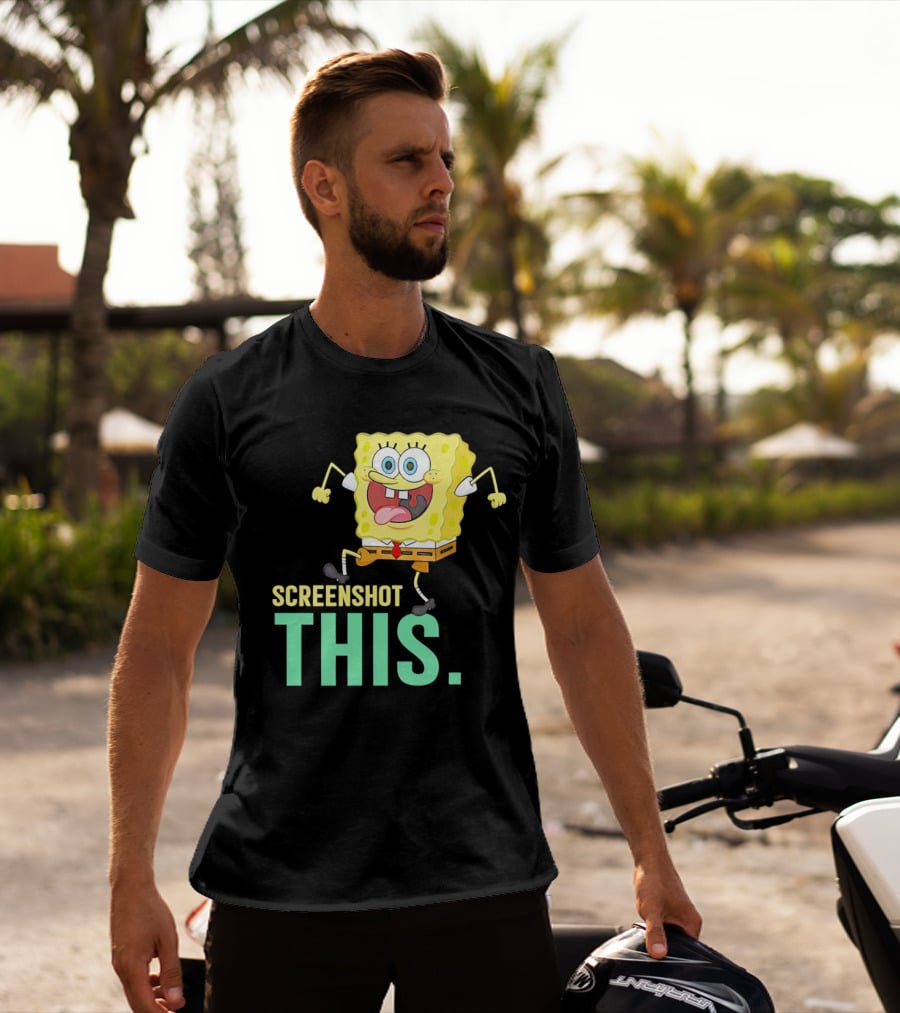 SpongeBob SquarePants Screenshot This Meme Joke T-Shirt