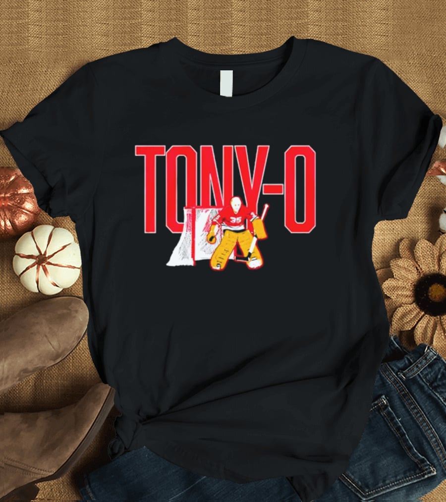 TONY-O 35 Hockey Goalie Net T-Shirt