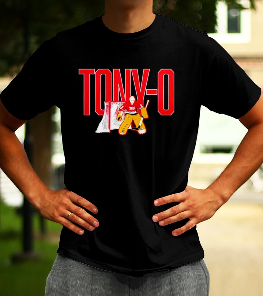 TONY-O 35 Hockey Goalie Net T-Shirt