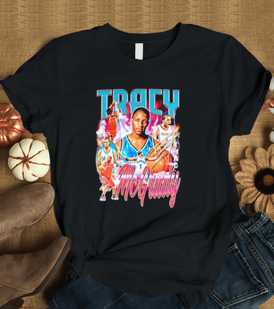 Tracy McGrady Basketball Rockets Legends TMAC T-Shirt