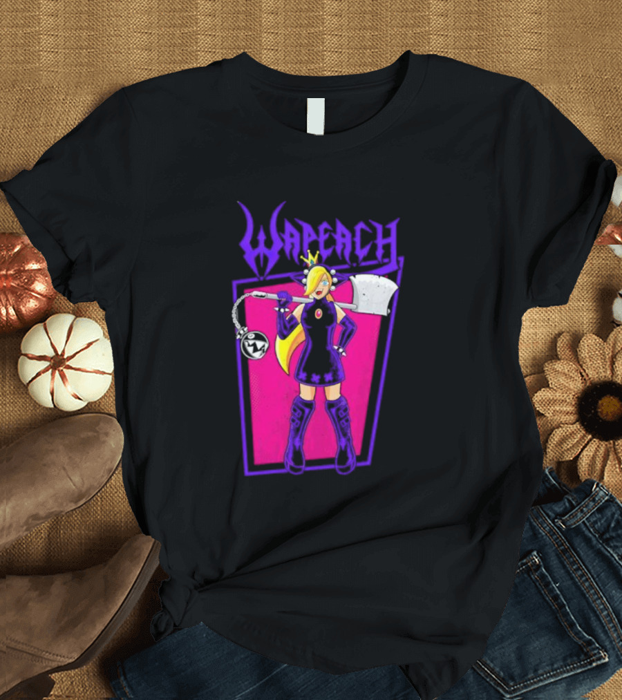 Wah Princess Wapeach Axe Mace Medieval Fantasy Warrior Princess T-Shirt