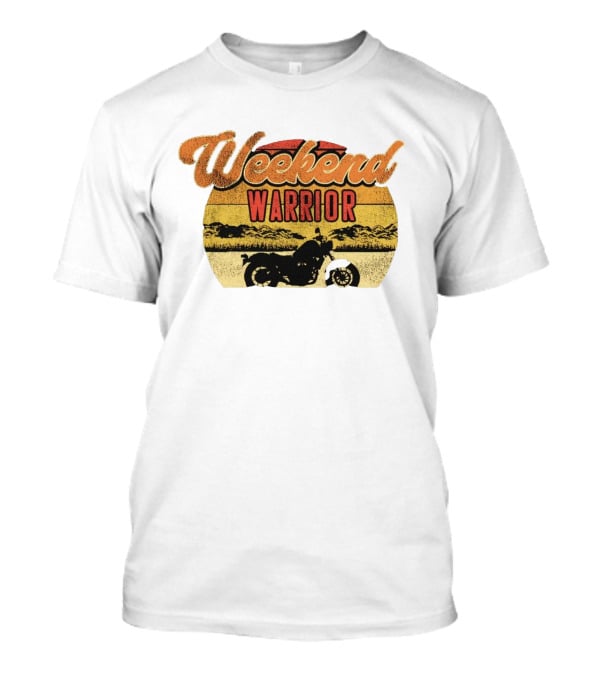 Weekend Warrior Motorbike Vintage Adventure T-Shirt