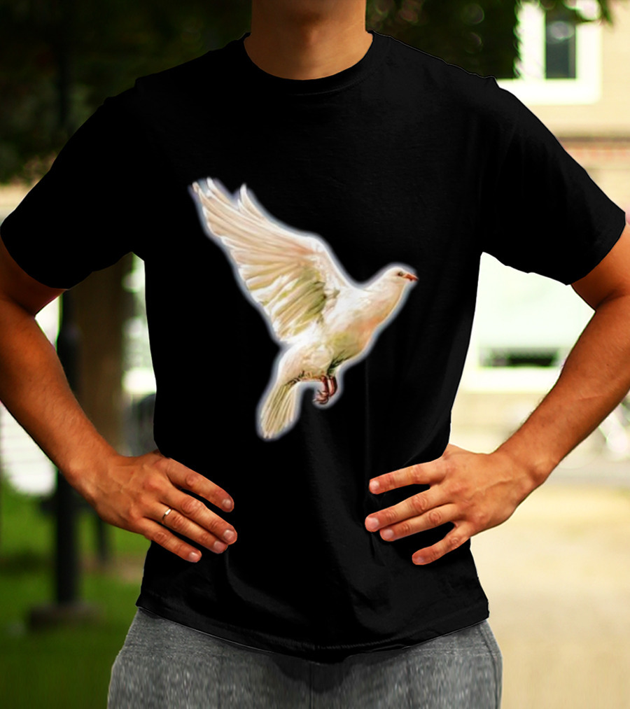 Psycho Peace Dream Dove In Flight T-Shirt