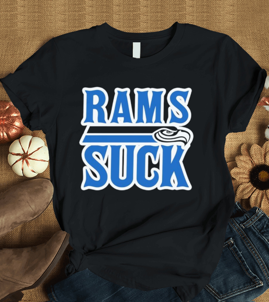Rams Suck Seattle Seahawks Rivalry Game Day Fan Spirit T-Shirt