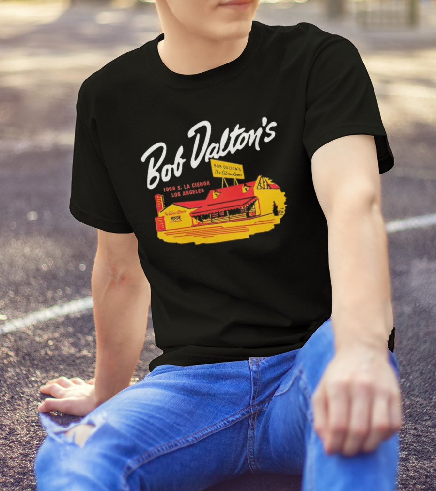 Bob Dalton’s 1056 S. La Cienega Los Angeles The Elbow Room Vintage Restaurant T-Shirt