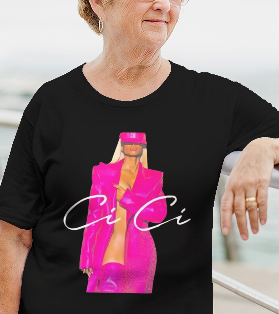 Ciara CiCi Bold Pink Fashion T-Shirt