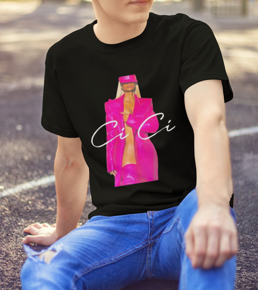 Ciara CiCi Bold Pink Fashion T-Shirt
