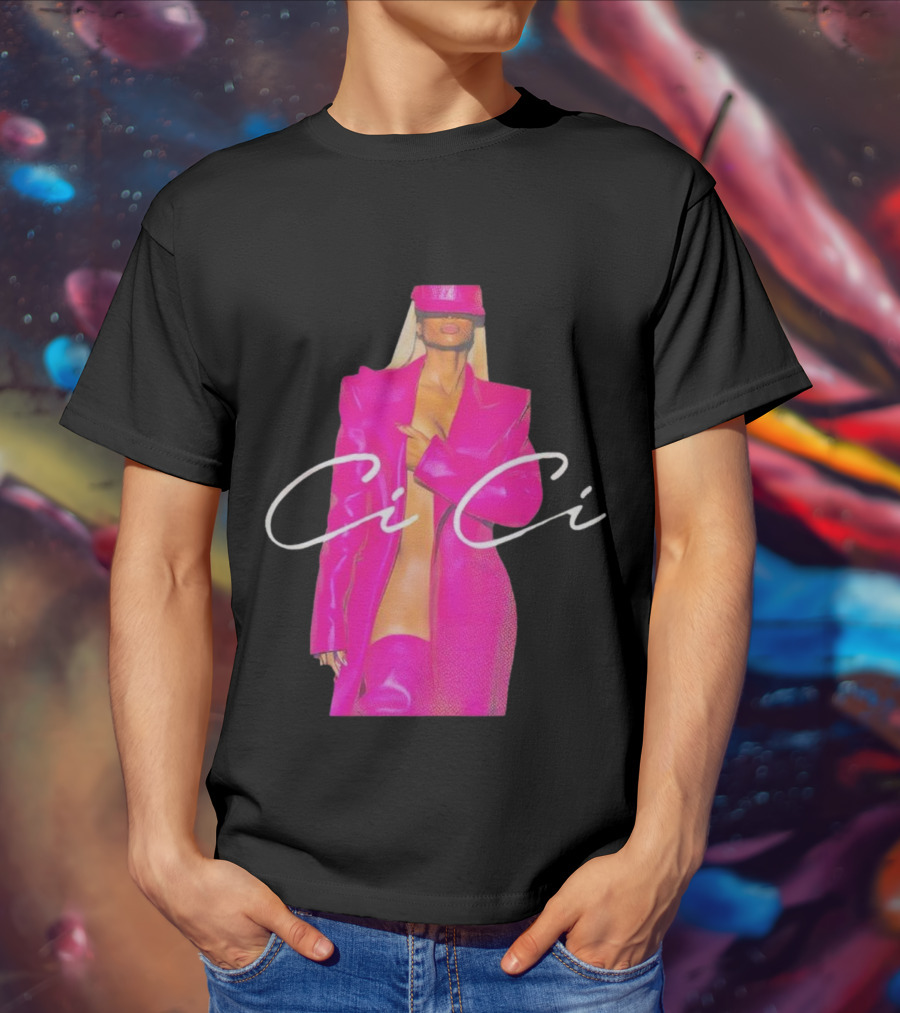 Ciara CiCi Bold Pink Fashion T-Shirt