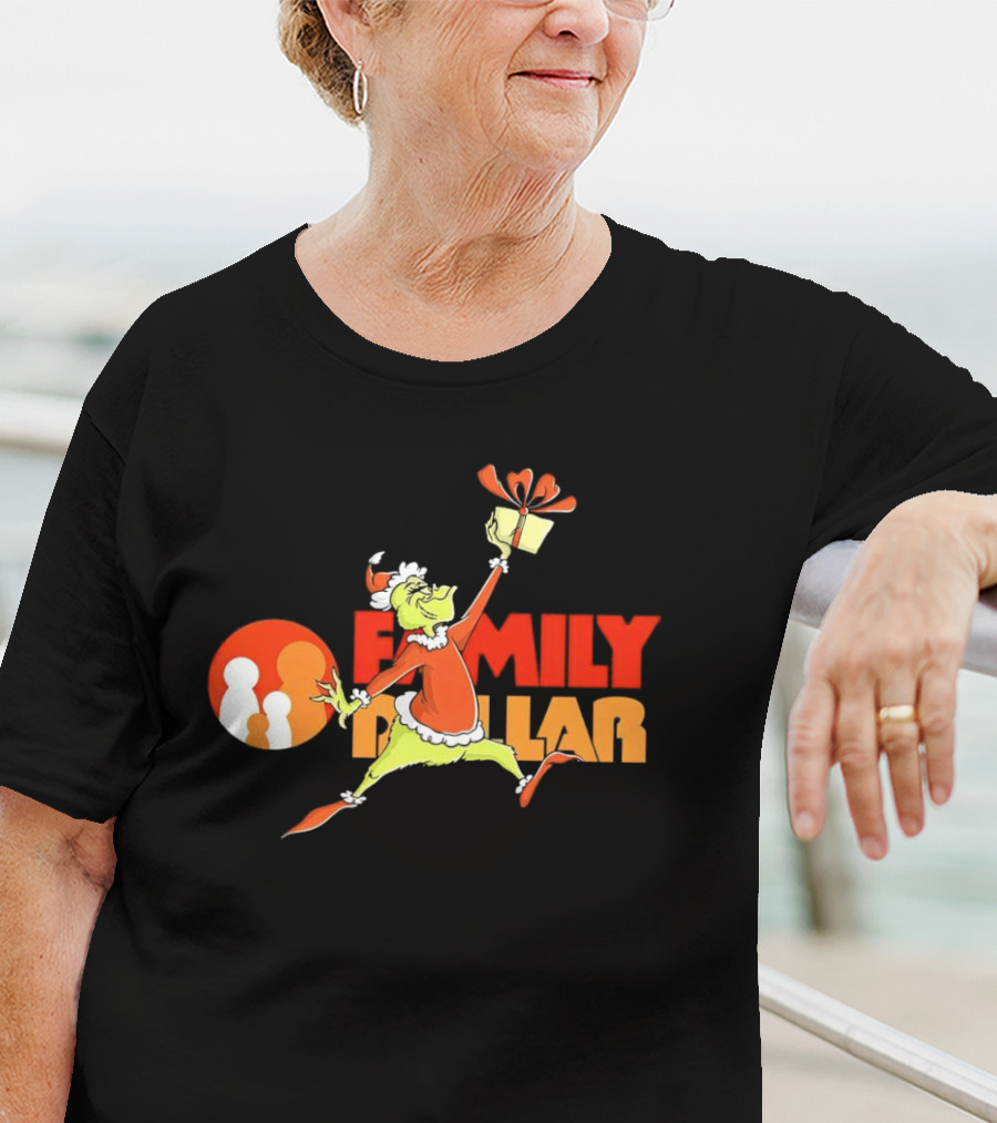 Grinch Family Dollar Christmas Gift T-Shirt
