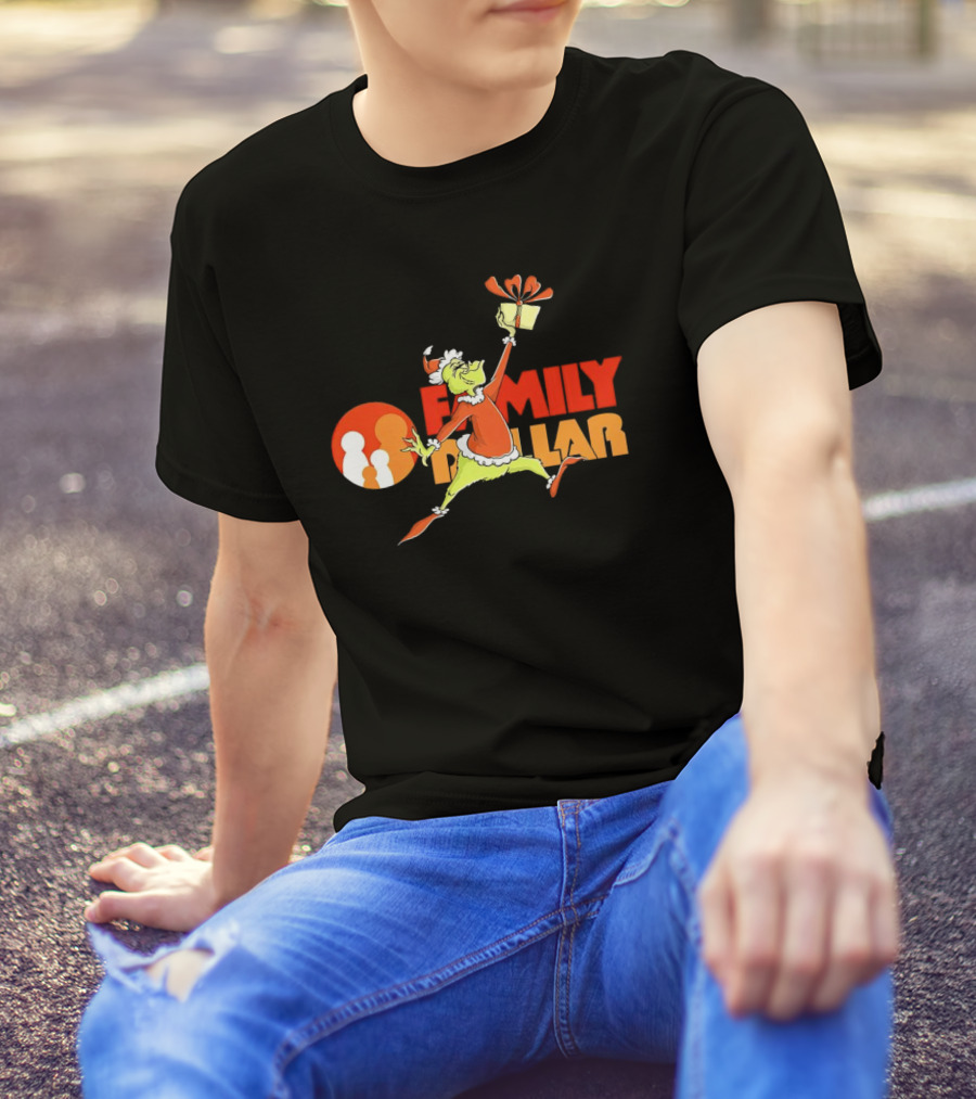 Grinch Family Dollar Christmas Gift T-Shirt