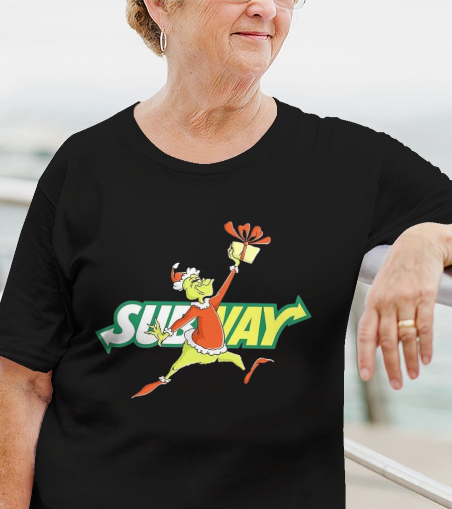 Grinch Subway Christmas Gift Jumper T-Shirt