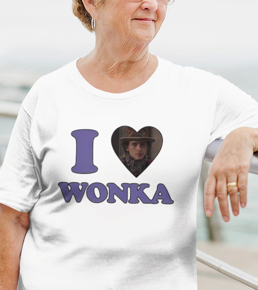 I Heart Wonka Movie Character T-Shirt