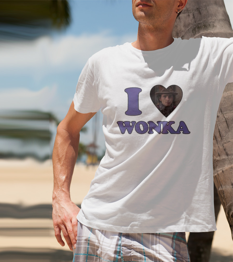 I Heart Wonka Movie Character T-Shirt