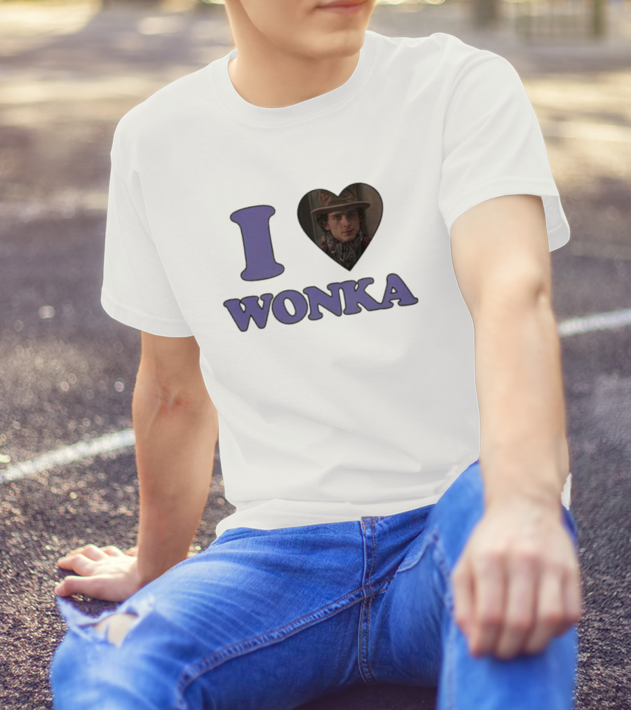 I Heart Wonka Movie Character T-Shirt