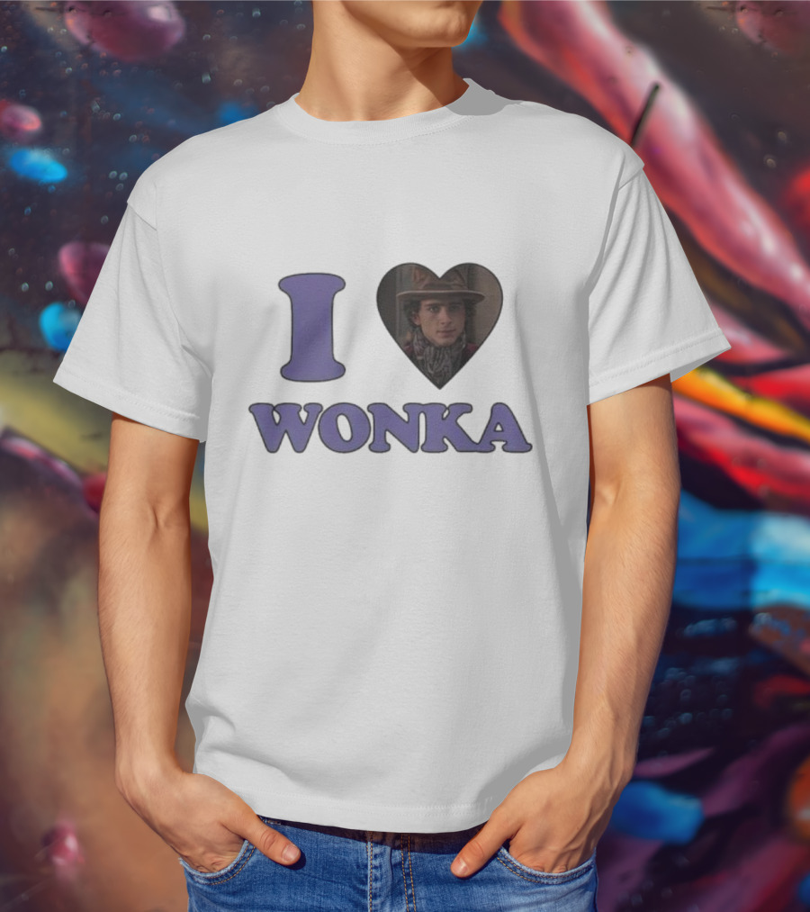 I Heart Wonka Movie Character T-Shirt