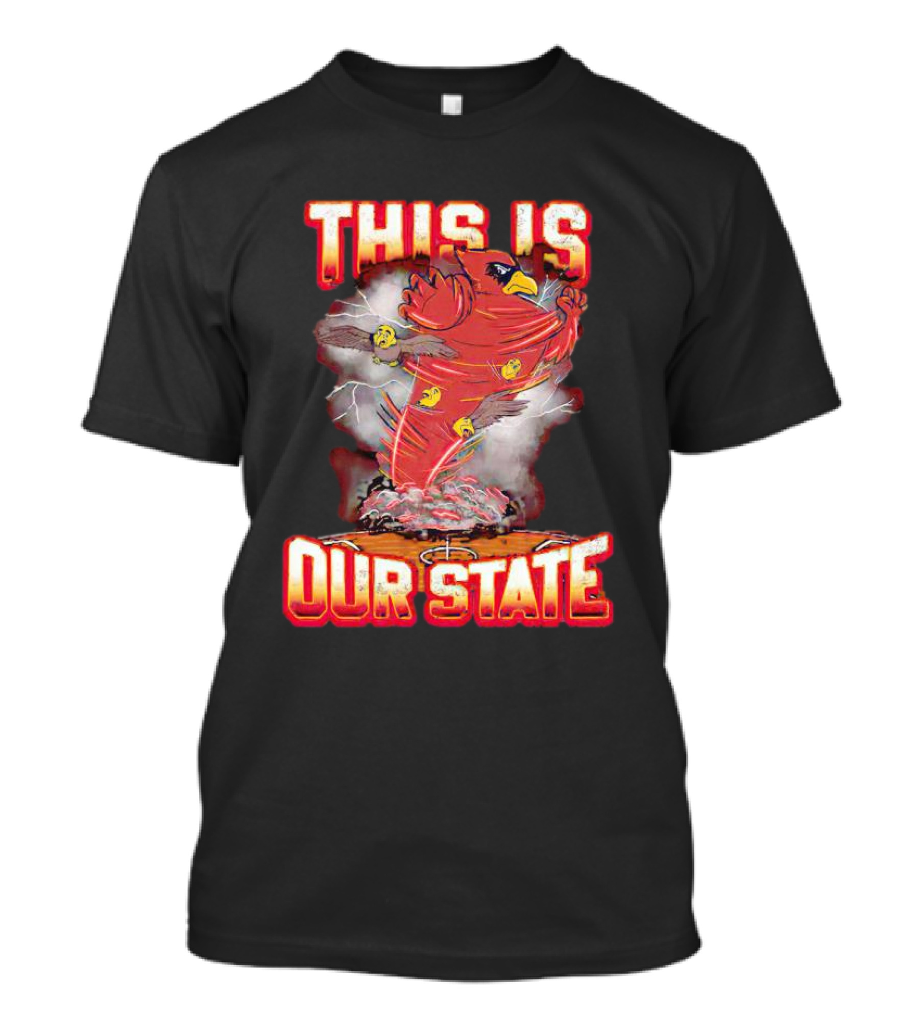 Iowa State Cyclones This Is Our State Tornado Bird T-Shirt