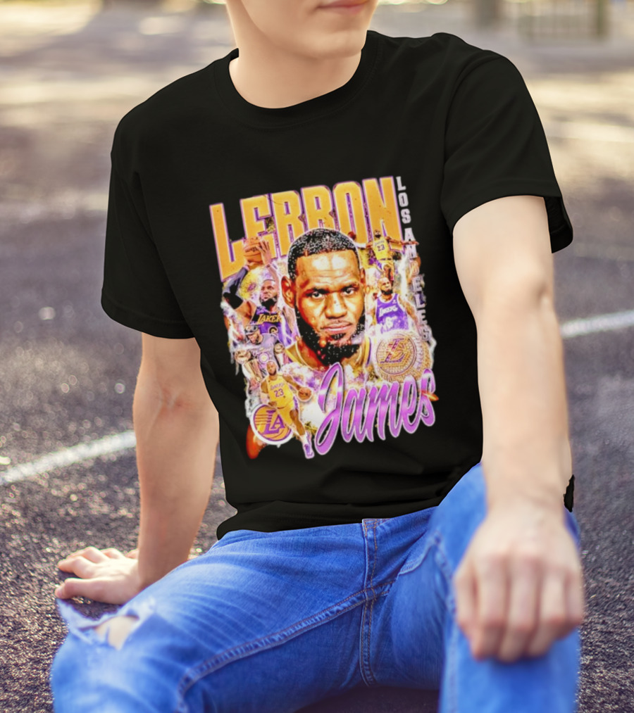 LEBRON JAMES LOS ANGELES LAKERS 23 ICONIC BASKETBALL LEGEND T-Shirt