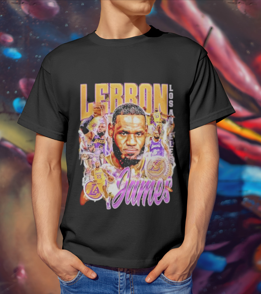 LEBRON JAMES LOS ANGELES LAKERS 23 ICONIC BASKETBALL LEGEND T-Shirt