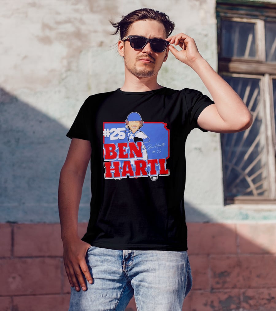 25 Ben Hartl Cartoon Signature T-Shirt