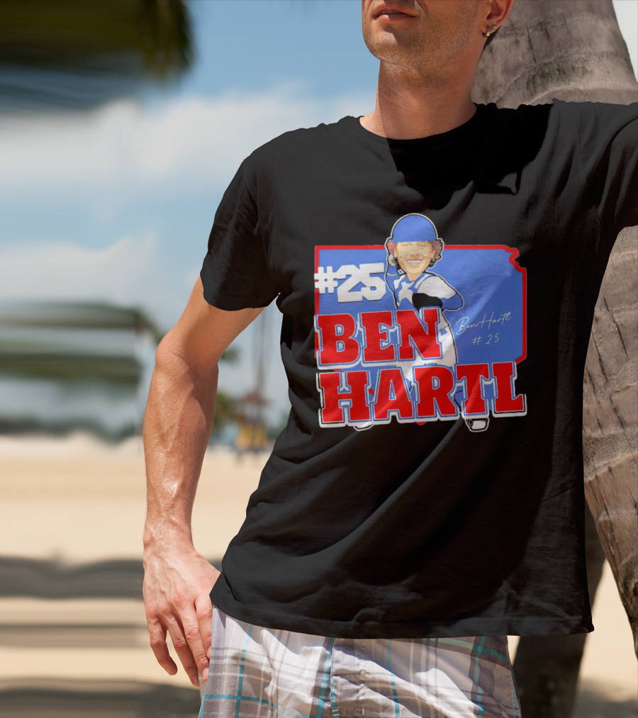 25 Ben Hartl Cartoon Signature T-Shirt
