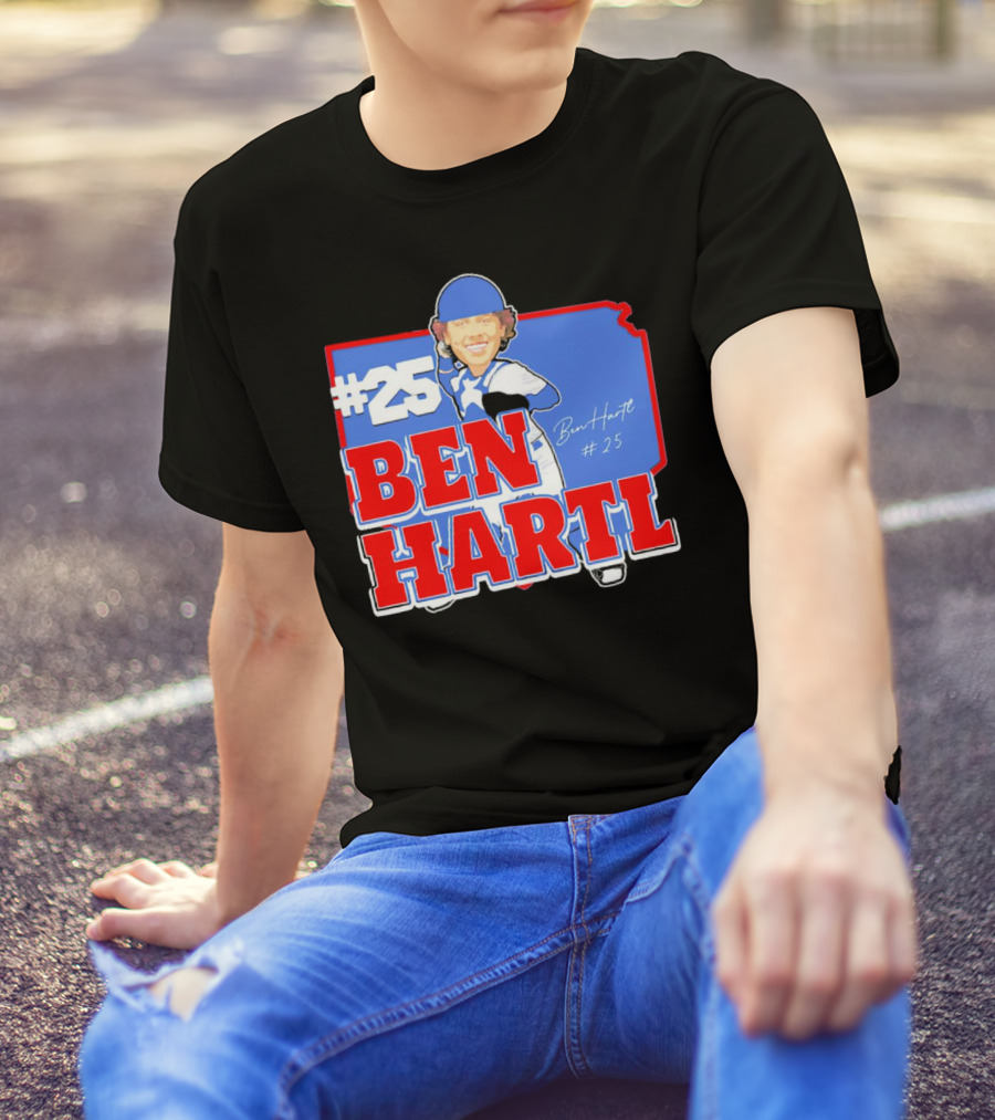 25 Ben Hartl Cartoon Signature T-Shirt