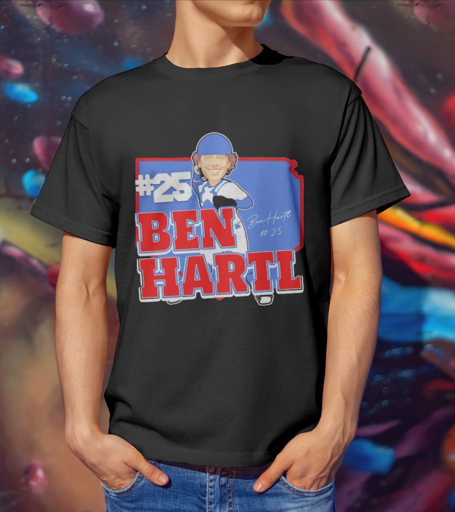 25 Ben Hartl Cartoon Signature T-Shirt