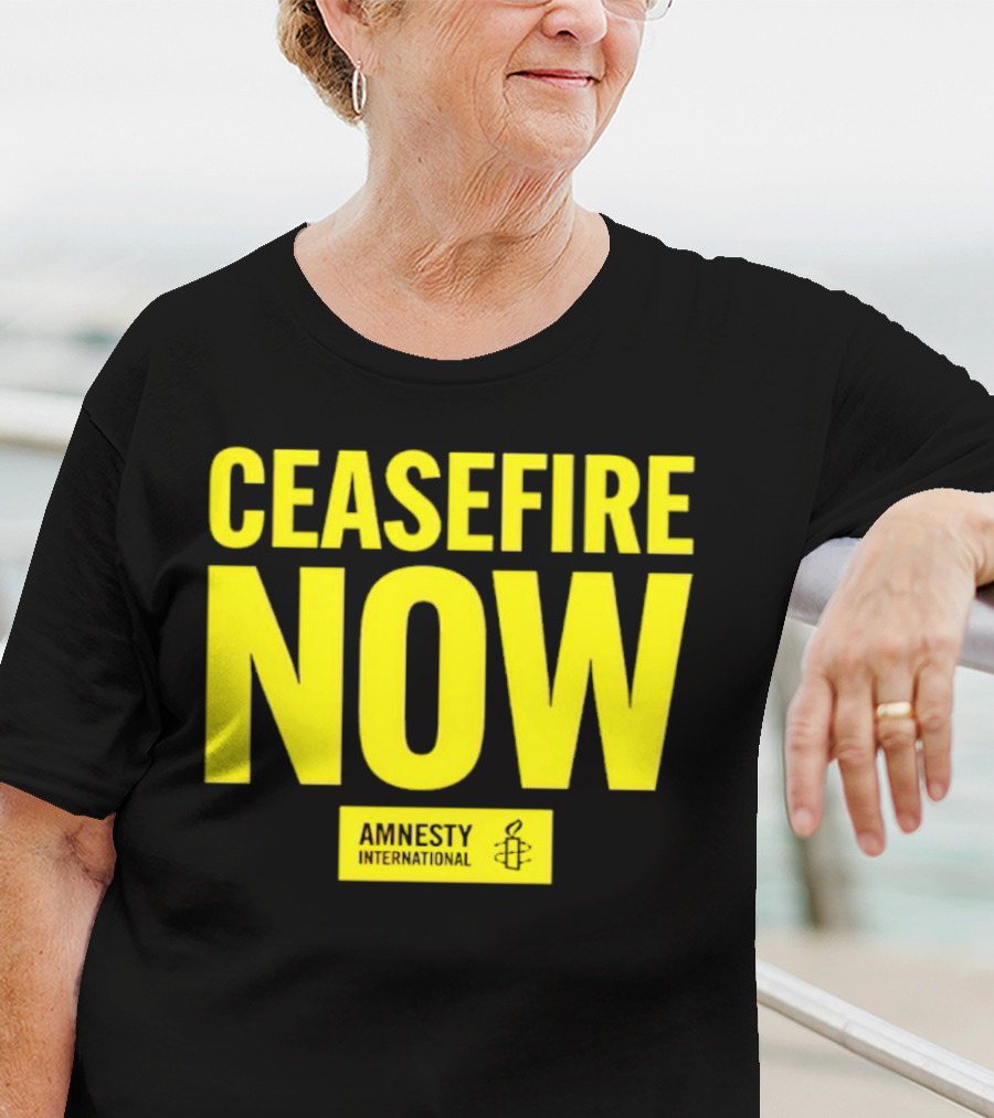 Ceasefire Now Amnesty International T-Shirt