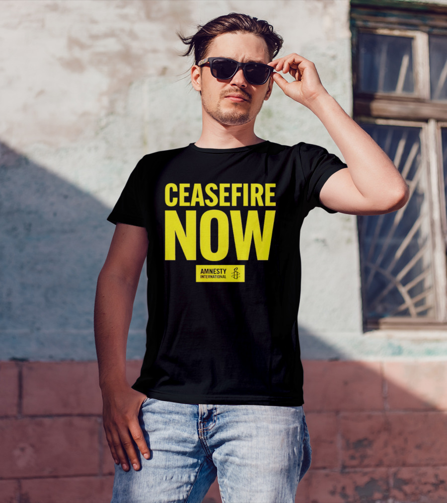Ceasefire Now Amnesty International T-Shirt
