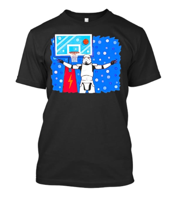 Stormtrooper Basketball No Look Shot T-Shirt