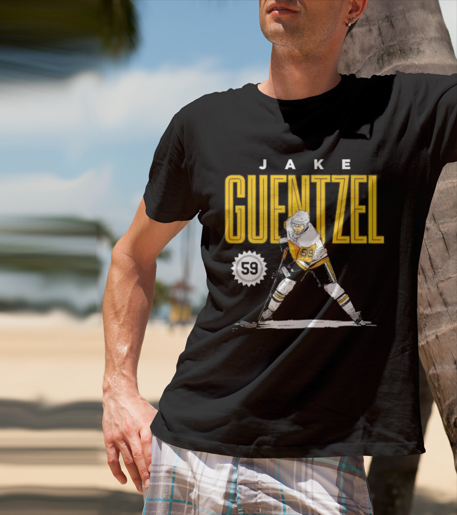 Jake Guentzel Pittsburgh 59 Hockey Player T-Shirt
