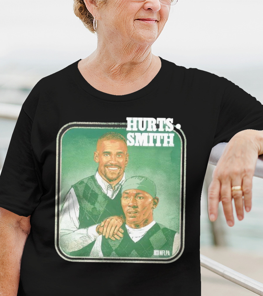 Jalen Hurts DeVonta Smith Philadelphia Step Brothers NFLPA Football T-Shirt