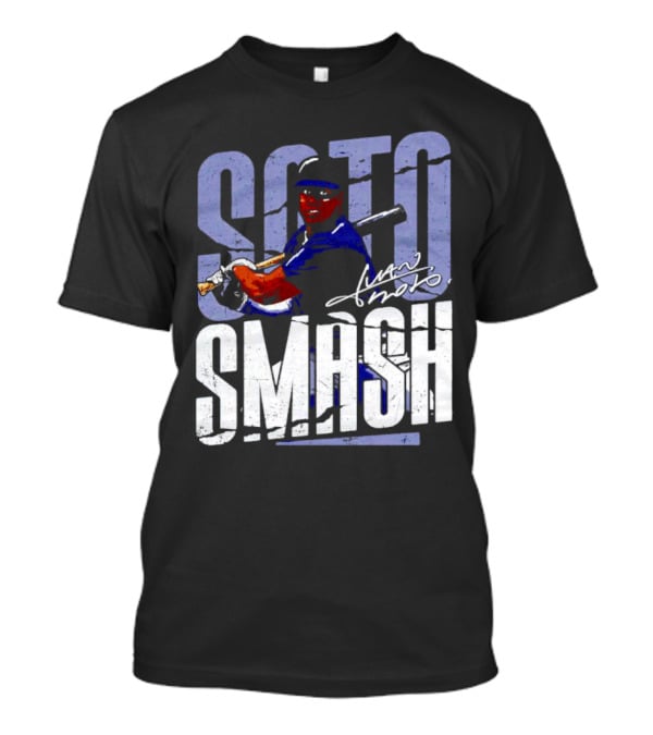 Soto Smash Juan Soto Cartoon Signature T-Shirt