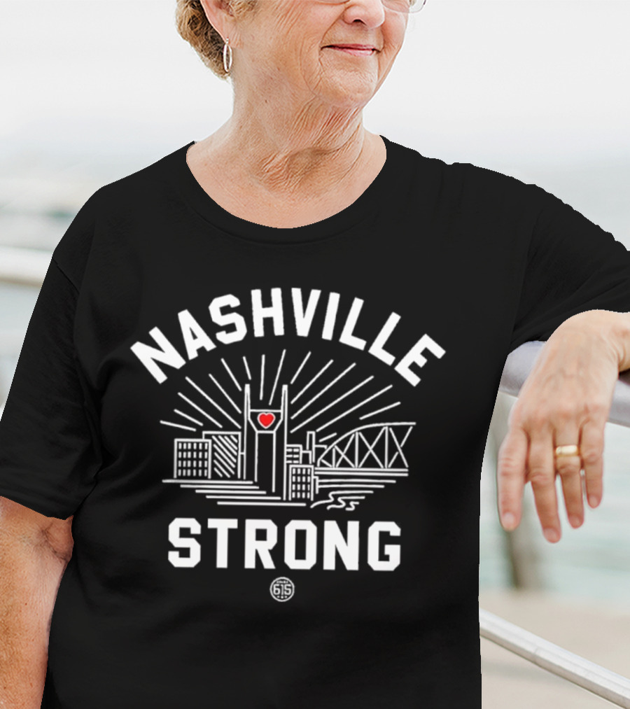 Nashville Strong Project 615 Skyline Heart Edition T-Shirt