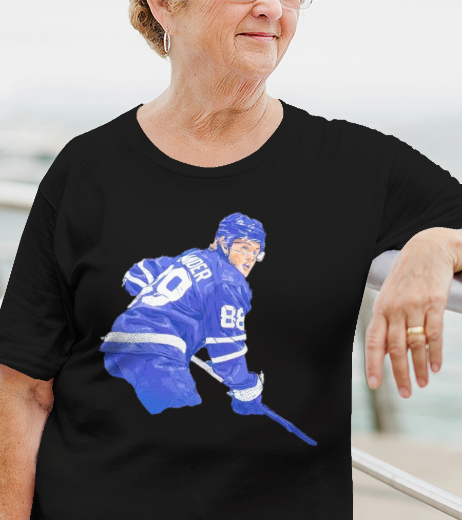 William Nylander Toronto Hockey Player Blue Jersey 88 T-Shirt